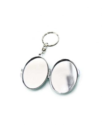 custom oval shape keychain key ring