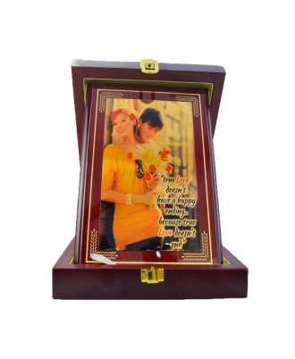 Personalized Wooden Memo Frame Box