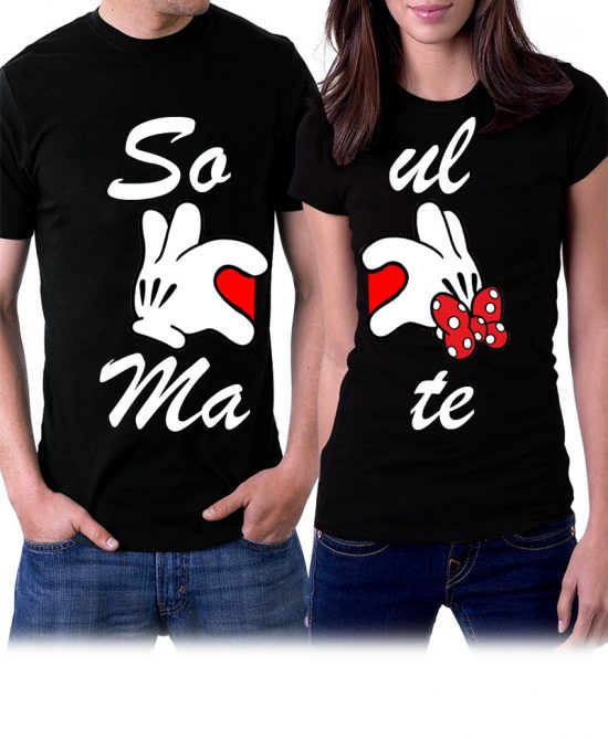 Couple T Shirts Design and Printing | Soul Mate Couple T Shirts Printing Couple t shirts soul mate